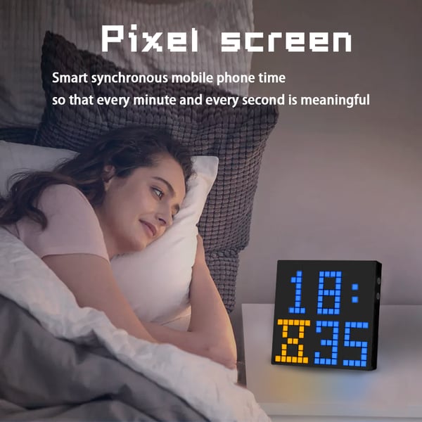 LED-pixelskärm Anpassat textmönster Animation Programmerbara displaylampor Black