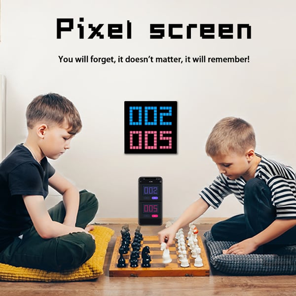 LED-pixelskärm Anpassat textmönster Animation Programmerbara displaylampor Black