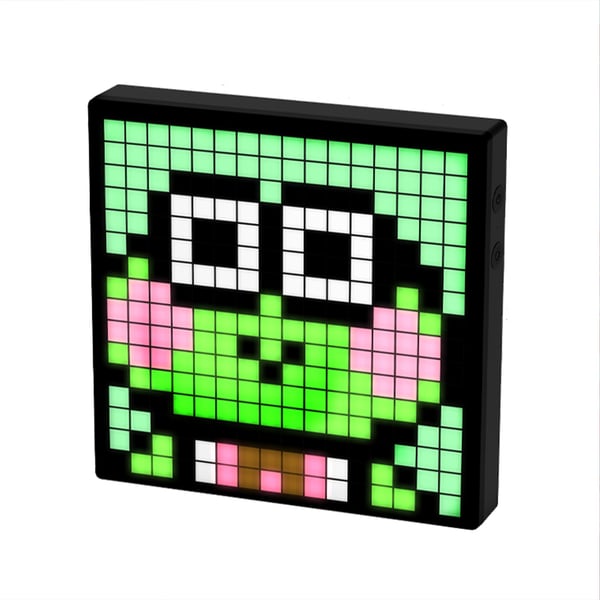 LED pixel skærm brugerdefineret tekstmønster animation Programmerbare display lys Black