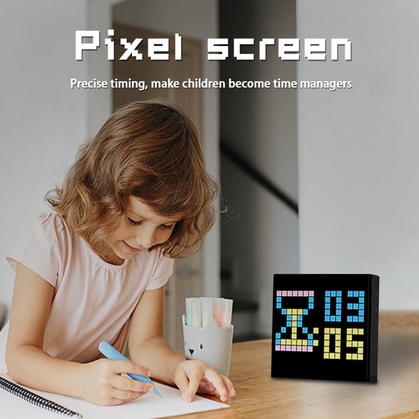 LED-pixelskärm Anpassat textmönster Animation Programmerbara displaylampor Black