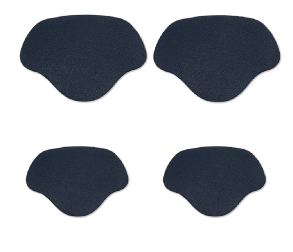 Hælbeskyttelse / lapper for skoreparasjon 2 størrelser Blue 2-pack