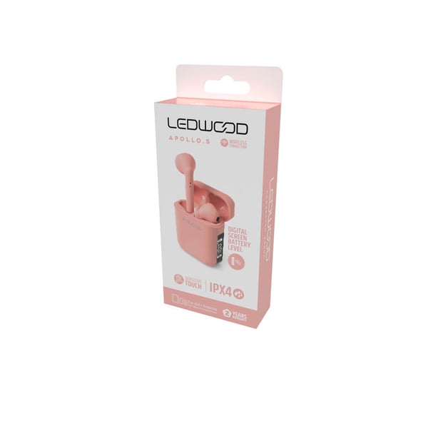 Hovedtelefon Apollo TWS True Wireless In-Ear Pink Mic