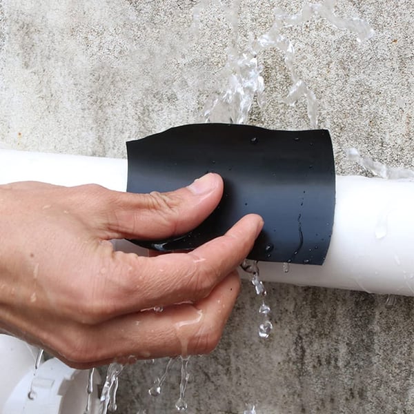 Vandafvisende tape til isolering og reparation Black