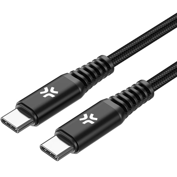 USB-C til USB-C-kabel 100 W 2 m svart