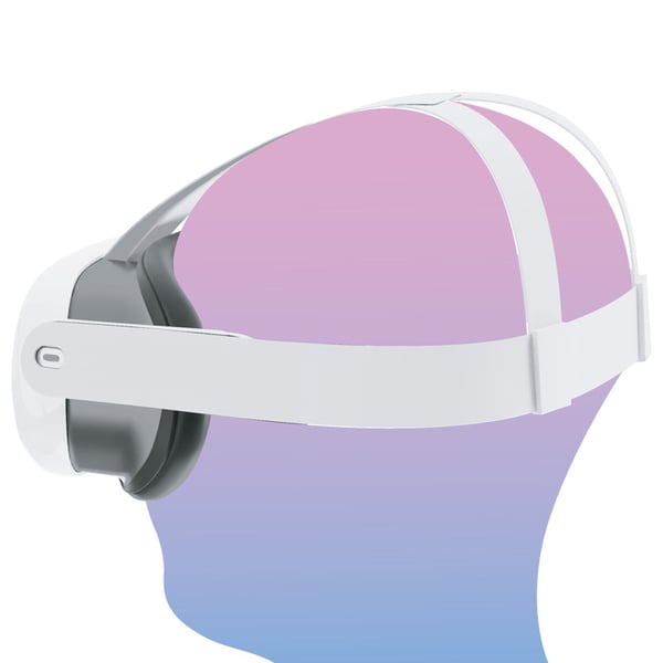 VR pustende øyepute-beskyttende erstatning for Oculus/Meta Quest 3 Black