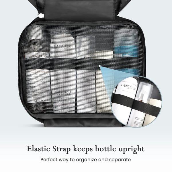 Toalettmappe med smart opphengingsløsning Black