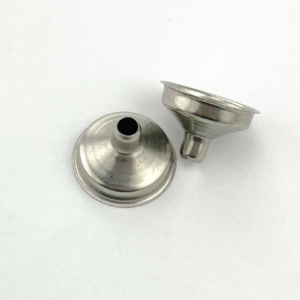 2-Pack minitrakt i rustfritt stål for eteriske oljeflasker/kolber