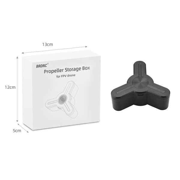 Bærbart Drone Propeller Protection Case til DJI FPV Combo Black