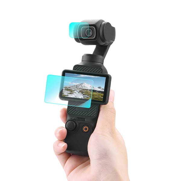 Skjermbeskyttelse i herdet glass for DJI Osmo Pocket 3 Transparent