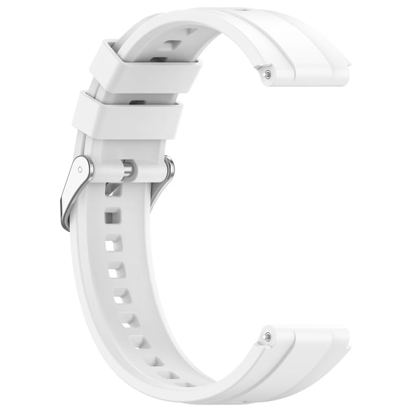 Silikonklokkerem for 18 mm Huawei GT4 46 mm/GT Runner/GT3 SE White