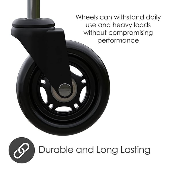 Swivel Roller Wheels For Universal Chairs 22mm 5-pk