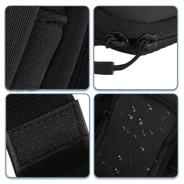 Mobilveske for sport og løping Black S