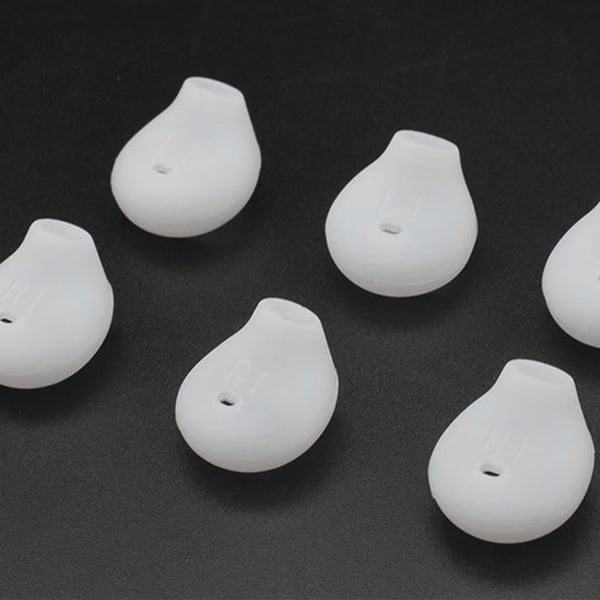 In-ear silikone øretelefoner spidscovers til Samsung Galaxy S6/S7, Note5/Note7 White