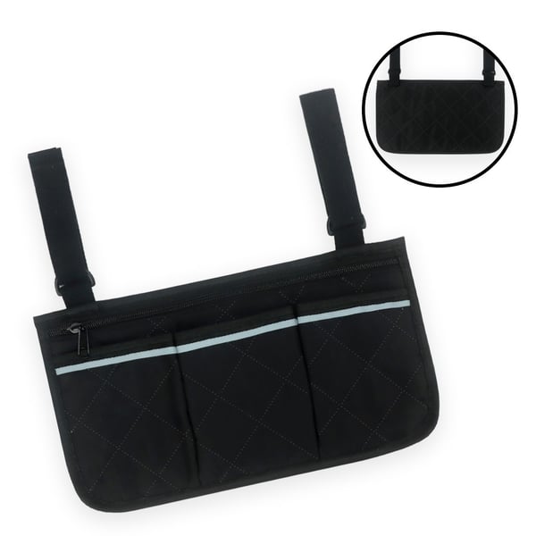 Säilytyspussi pyörätuolille Black
