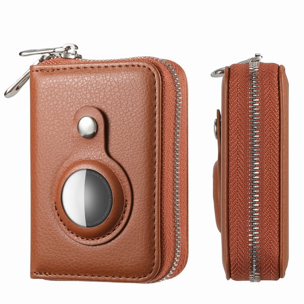 AirTag-kortholder / lommebok - RFID-blokkering Brown