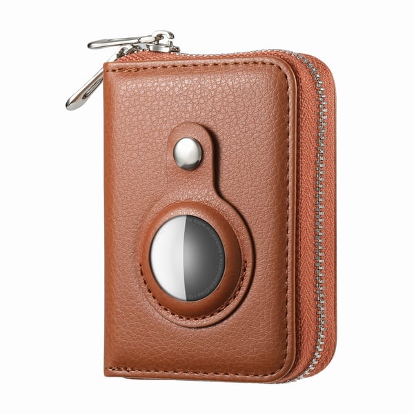 AirTag-korttikotelo / lompakko - RFID-suojattu Brown