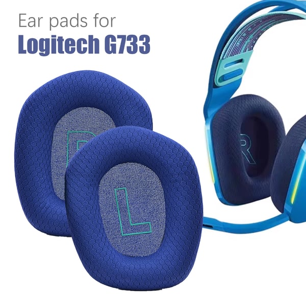 Korvatyynyt Logitech G733:lle 1 pari Blue
