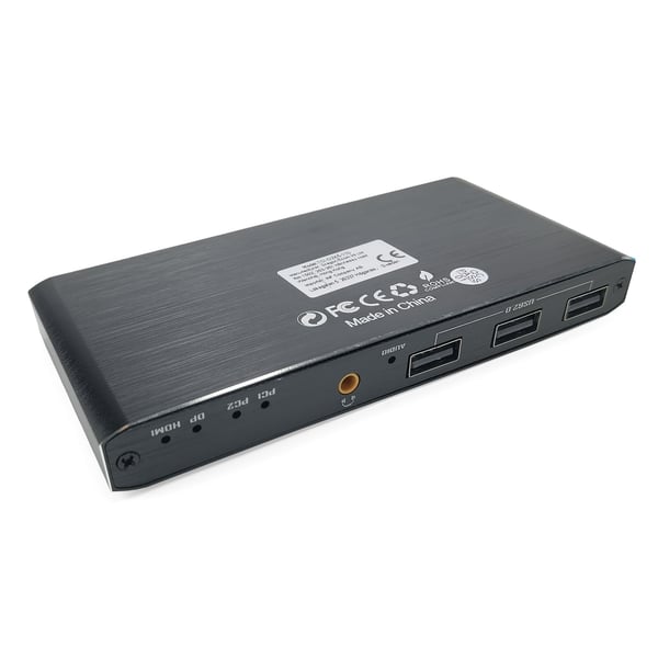 2 in 1 ut USB-C KVM-switch 8K@60Hz 4K@120Hz, 2 ports USB-C switch