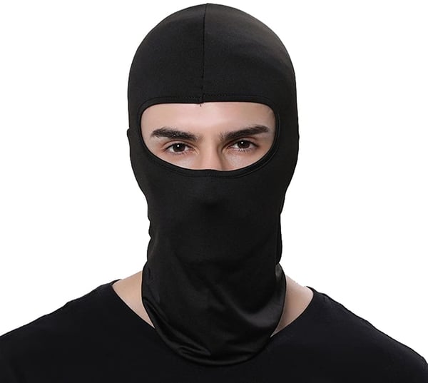 Balaclava / skimaske / MC hætte Sort 2-pack M