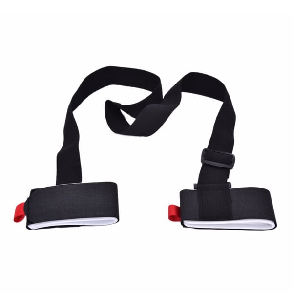 Justerbare stropper for skiutstyr og snowboard, 2 stk. Black