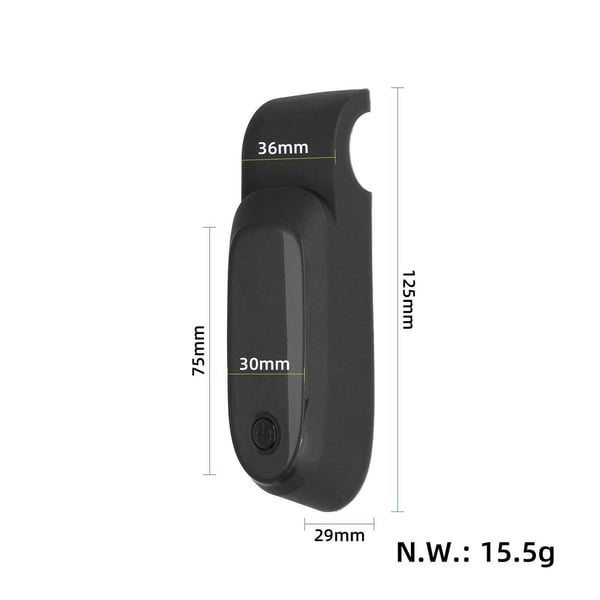 Kontrollpanel beskyttelsesdeksel for Ninebot F20/F25/F30/F40 elektrisk scooter Black