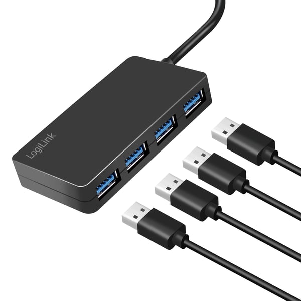 USB 3.0-hub (3.2 Gen1) 4 USB-A-porter