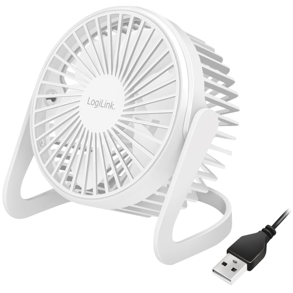 USB-fläkt Ø12,7 cm Vit