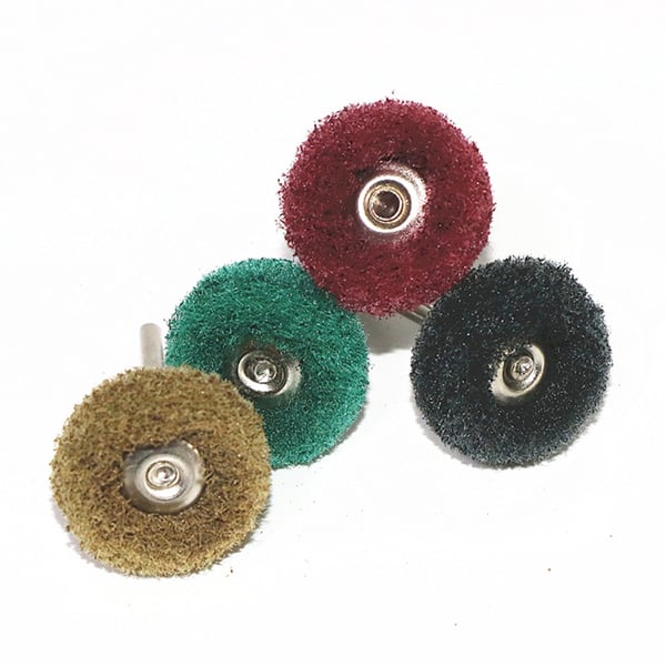 20 stykker Non Woven Abrasive Buffing Poleringshjul Drillfestesett MultiColor