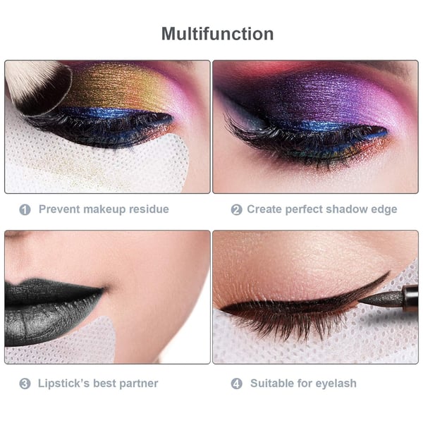 Øjenskyggebeskytter - Forebygger makeuprester, 100-pak S