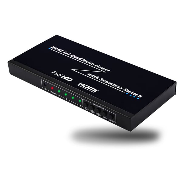HDMI-bryter, 4 inn 1 ut - 1080P