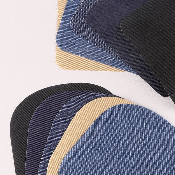 Sett med reparasjonslapper for jeans og klær, 3-pakning MultiColor