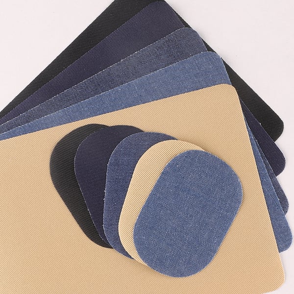 Sett med reparasjonslapper for jeans og klær, 3-pakning MultiColor