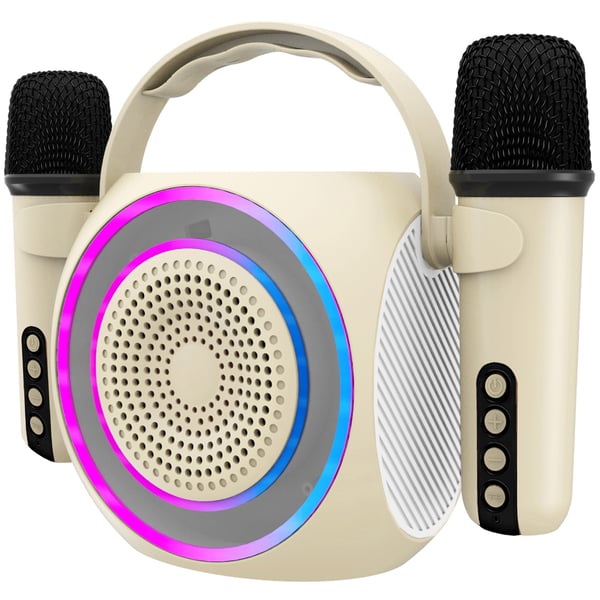 Partymic2 Langaton RGB + 2 kaiutin. mikrofonit