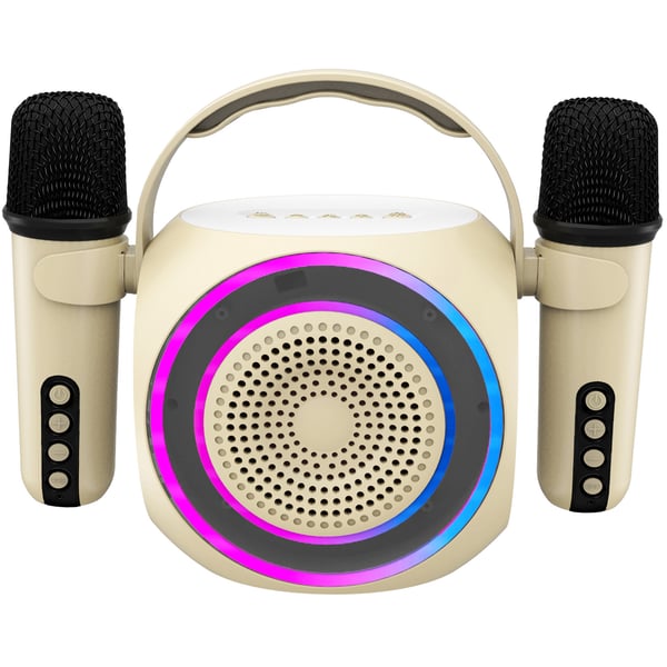 Partymic2 Langaton RGB + 2 kaiutin. mikrofonit