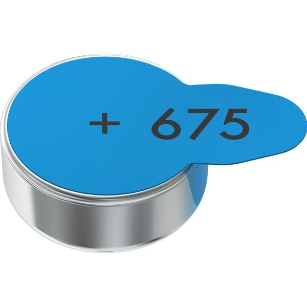 Høreapparatbatteri 675 / A675 / PR44 6-pak