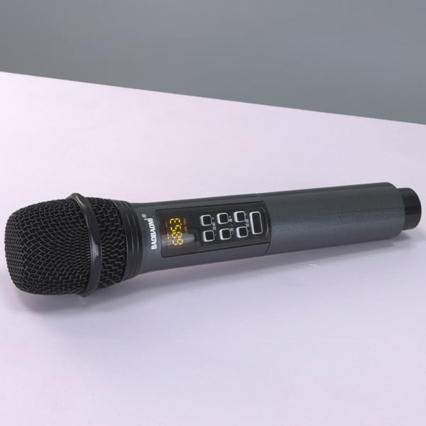 Stemmemikrofonkonference Mikrofon Karaokemikrofon engelsk version Black