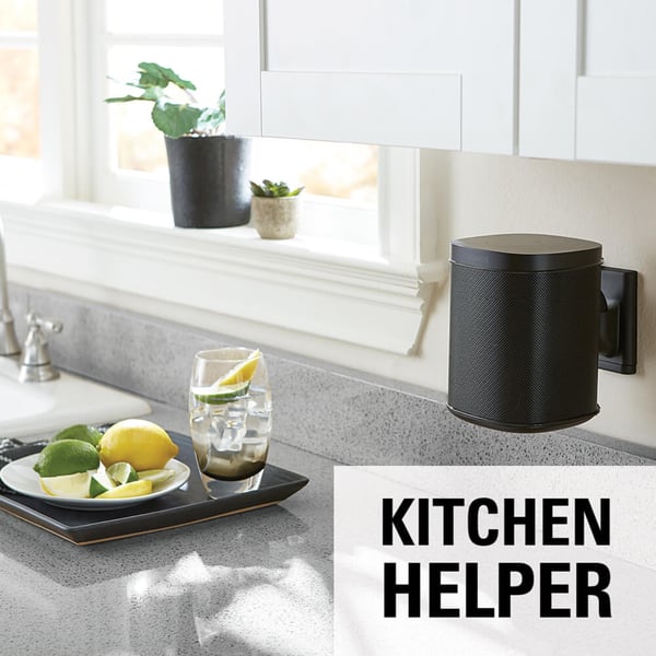 Veggfester for Sonos One SL Play:1 Play:3 Par Svart