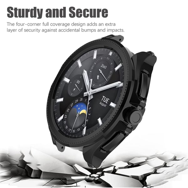 Suojaava kellokotelo Xiaomi Mi Watch 2 Prolle Black