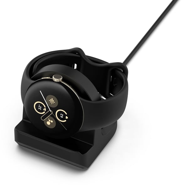 Silikone Watch Charger Stand til Google Pixel Watch 2 Black