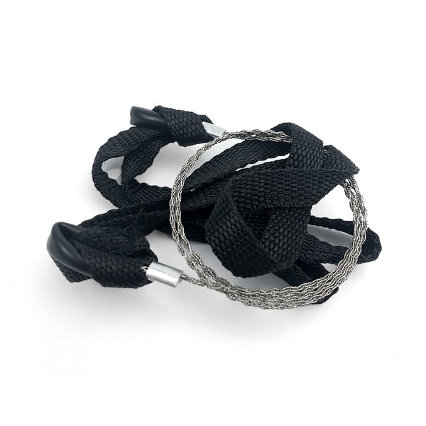 Rustfrit stål Metal Manuel Kædesav Håndlomme Wire Sav Black