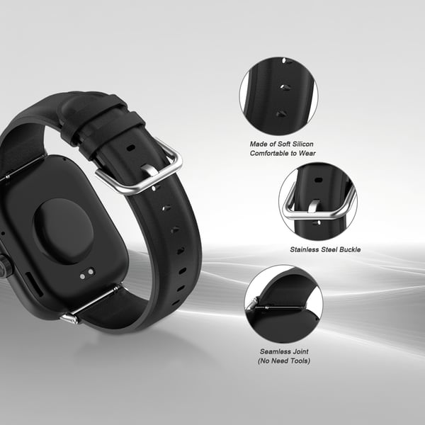 Klokkereim for Redmi Watch 4 / Xiaomi Band 8 Pro Black