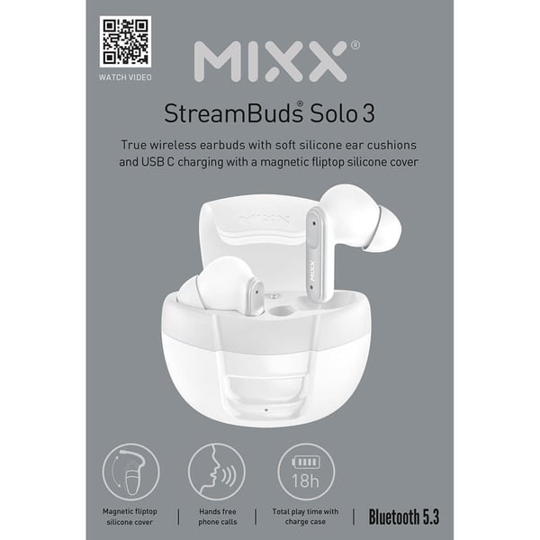 Høretelefoner In-Ear TWS Solo 3 Hvid