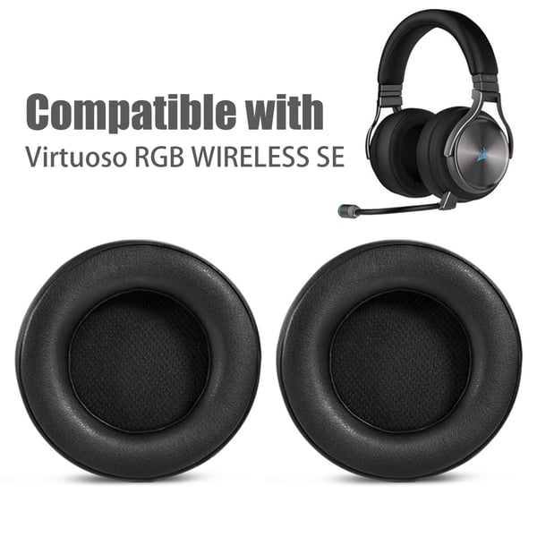 Vaihdettava korvapehmuste soljella Corsair Virtuoso RGB:lle Black