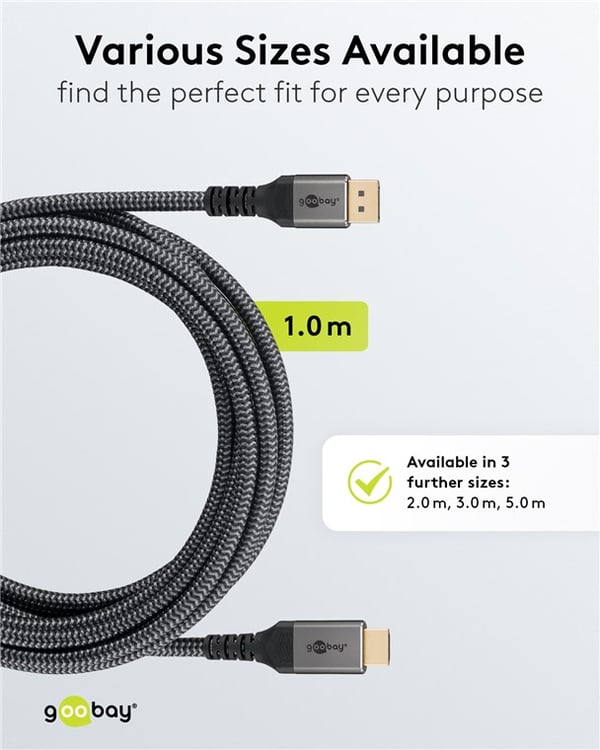 DisplayPort til HDMI-kabel