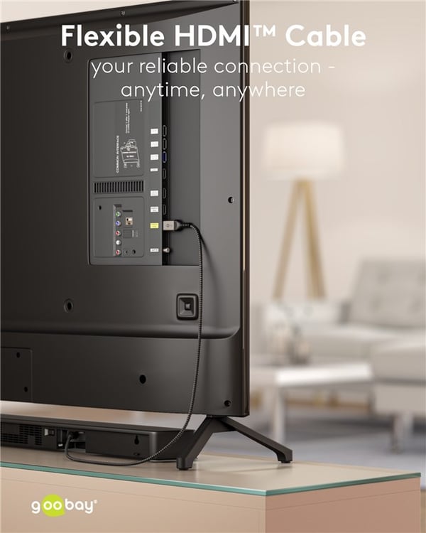 Høyhastighets HDMI™-kabel med Ethernet
