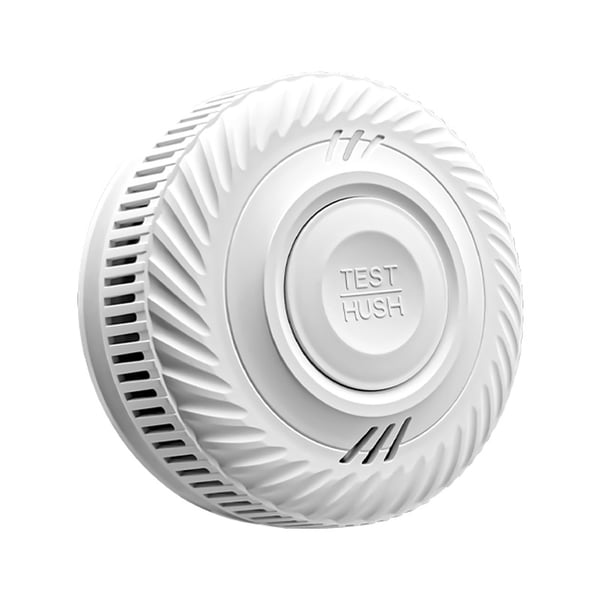 Brandvarnare med LED-indikator och batteri med 10 års livslängd White