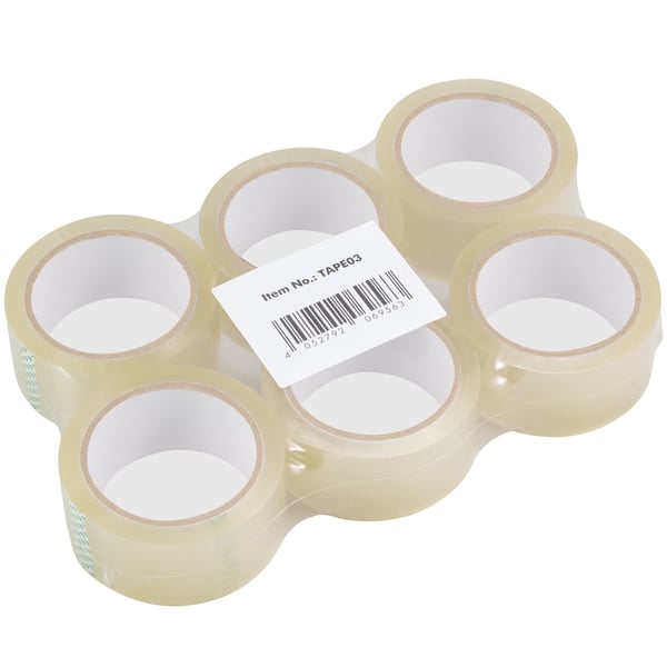 Pakketape Silent 48 mm x 66 m Transparent 6-pak