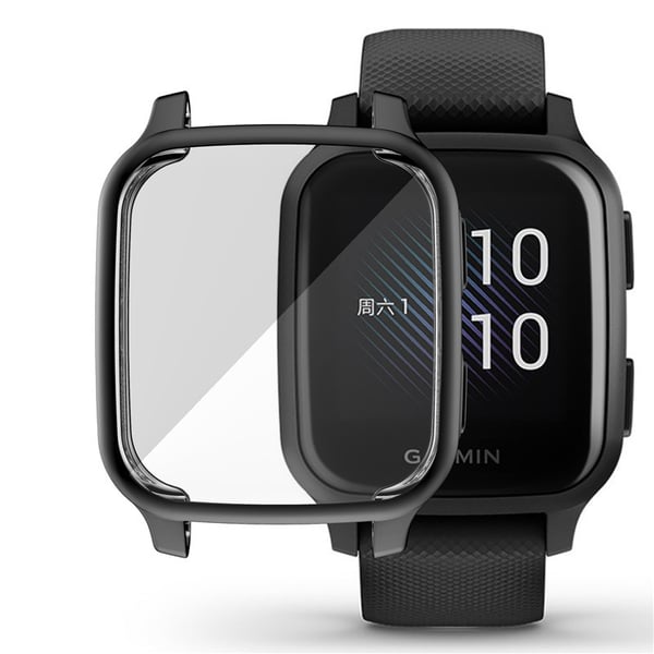 Beskyttelsesveske med skjermbeskytter for Garmin Venu Sq Black