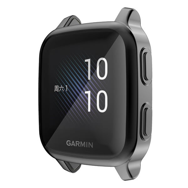Suojakotelo näytönsuojalla Garmin Venu Sq Black