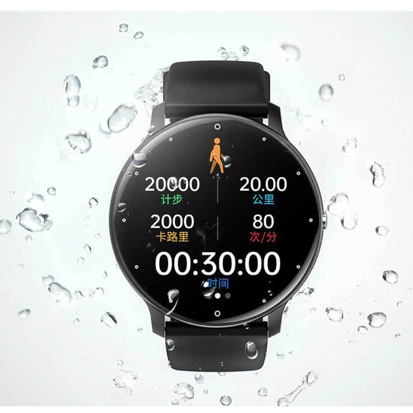 IP67 vandtæt 1,39" HD Touch Screen Smart Watch Black